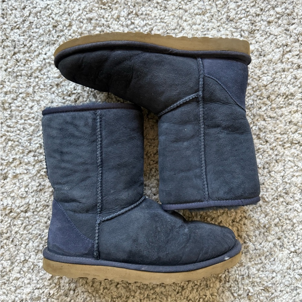 UGG classic short boots navy blue - size 8 - Picture 6 of 13